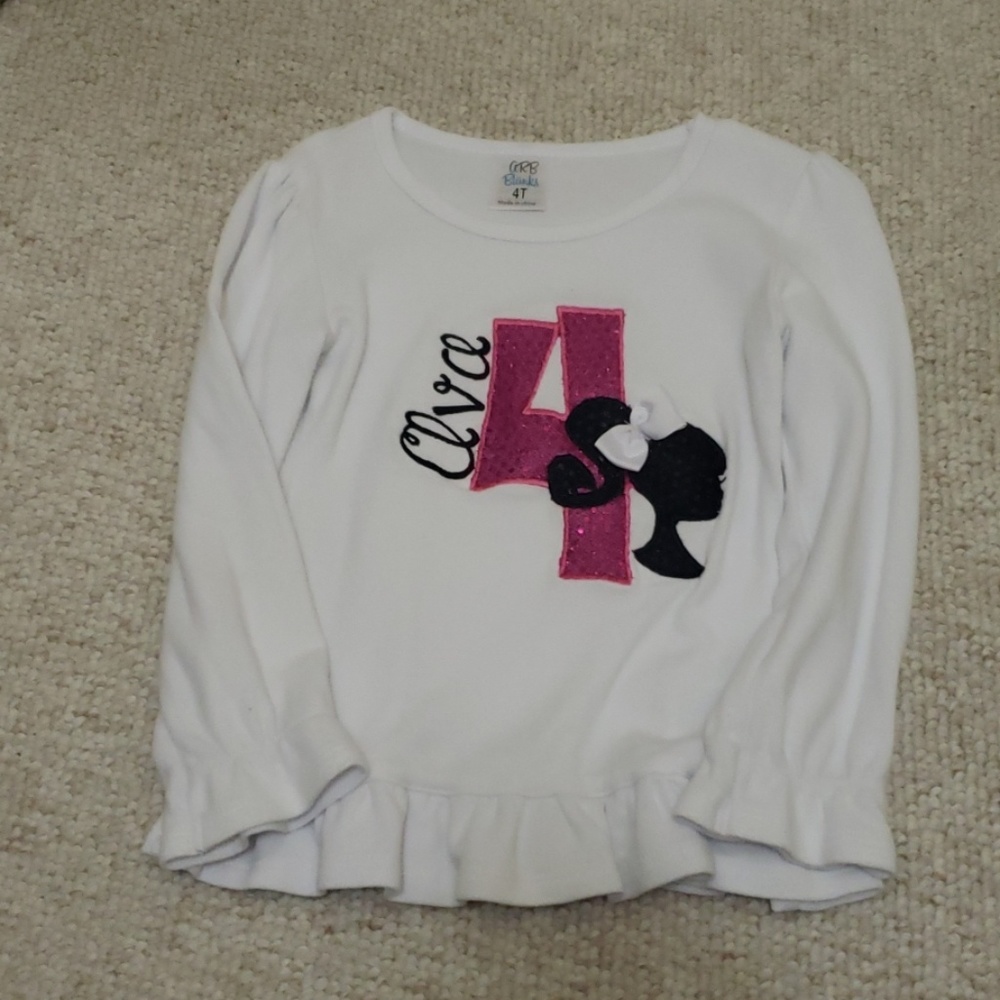 Ava 4 Birthday Shirt🎉🎁